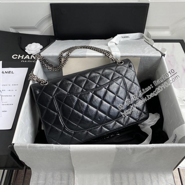 Chanel專櫃新款原廠進口胎牛皮鏈條女包 37586 香奈兒Chanel2.55Reissue經典單肩斜挎包 djc6583